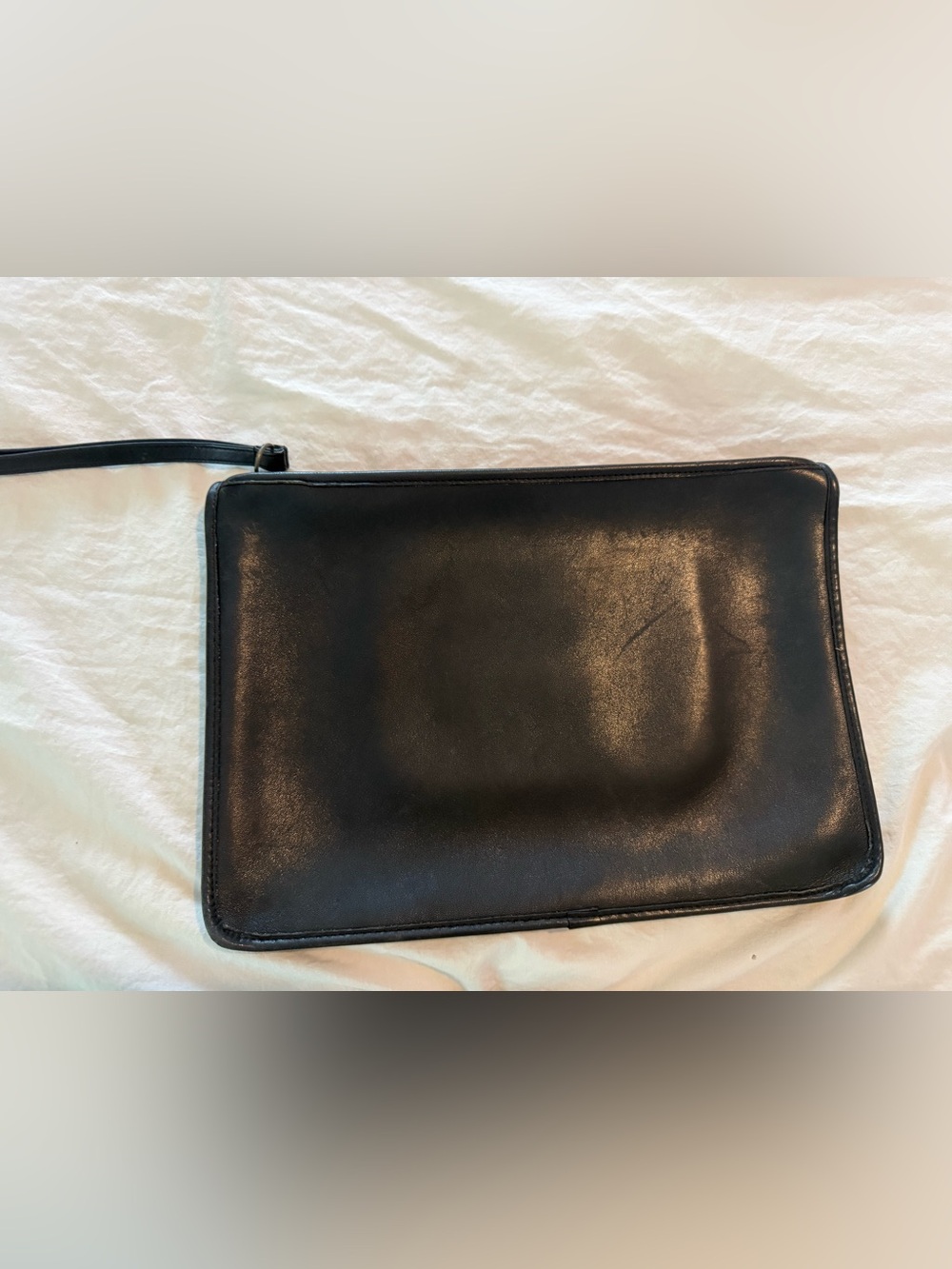 Coach VTG Made in NY large clutch EUC 0894